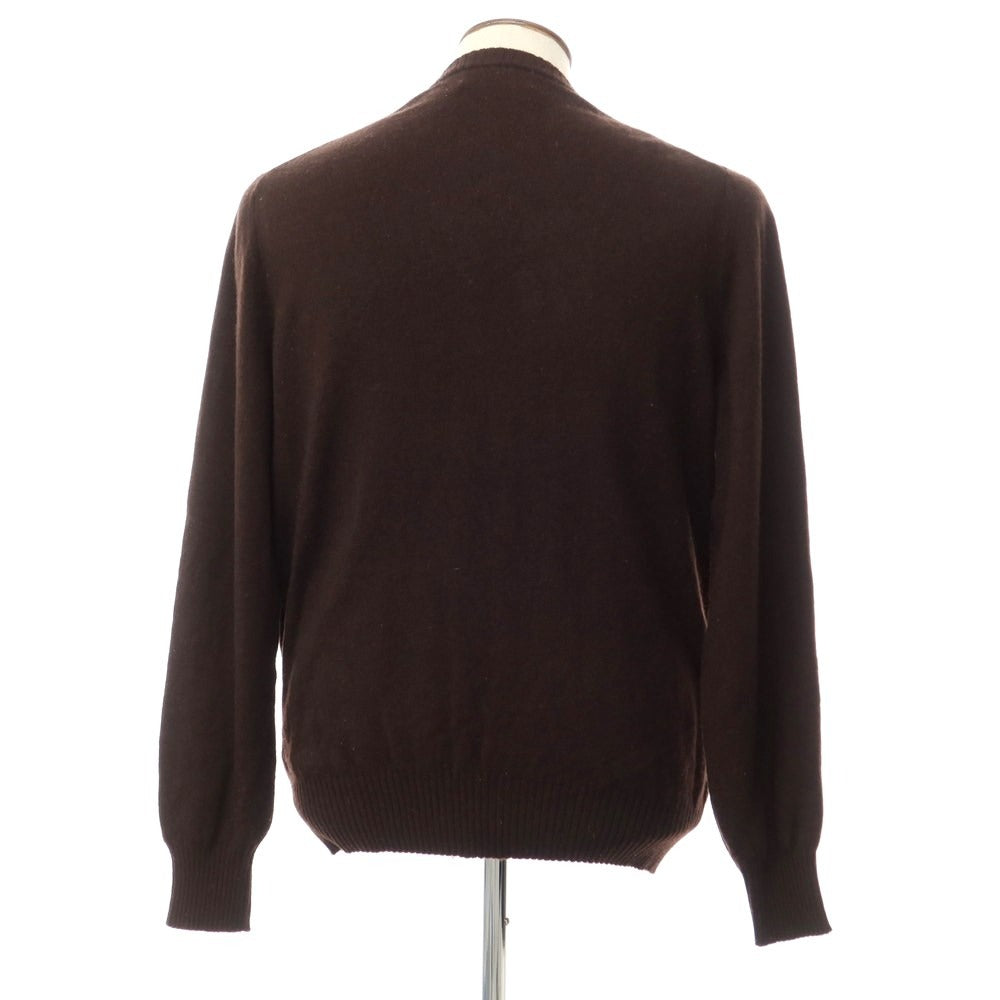 【中古】ブルネロクチネリ Brunello Cucinelli カシミヤ クルーネック ニット ブラウン【サイズ52】【BRW】【A/W】【状態ランクC】【メンズ】【768796】