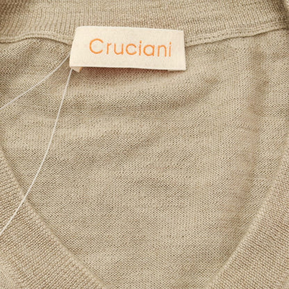 [Used] CRUCIANI Cashmere Silk V-neck Knit Beige [Size 48] [BEI] [A/W] [Condition Rank B] ​​[Men&