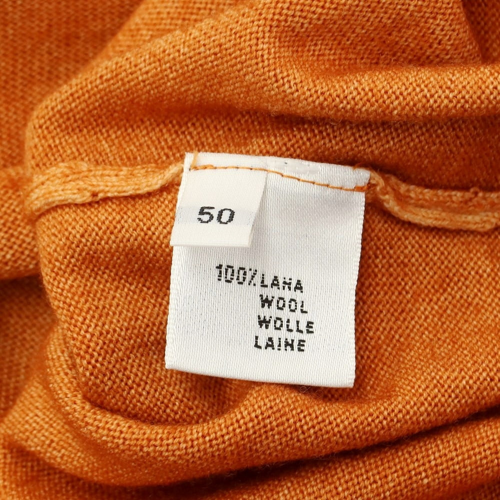 [Used] CRUCIANI Wool V-neck knit, orange [Size 50] [ORG] [A/W] [Condition Rank C] [Men&