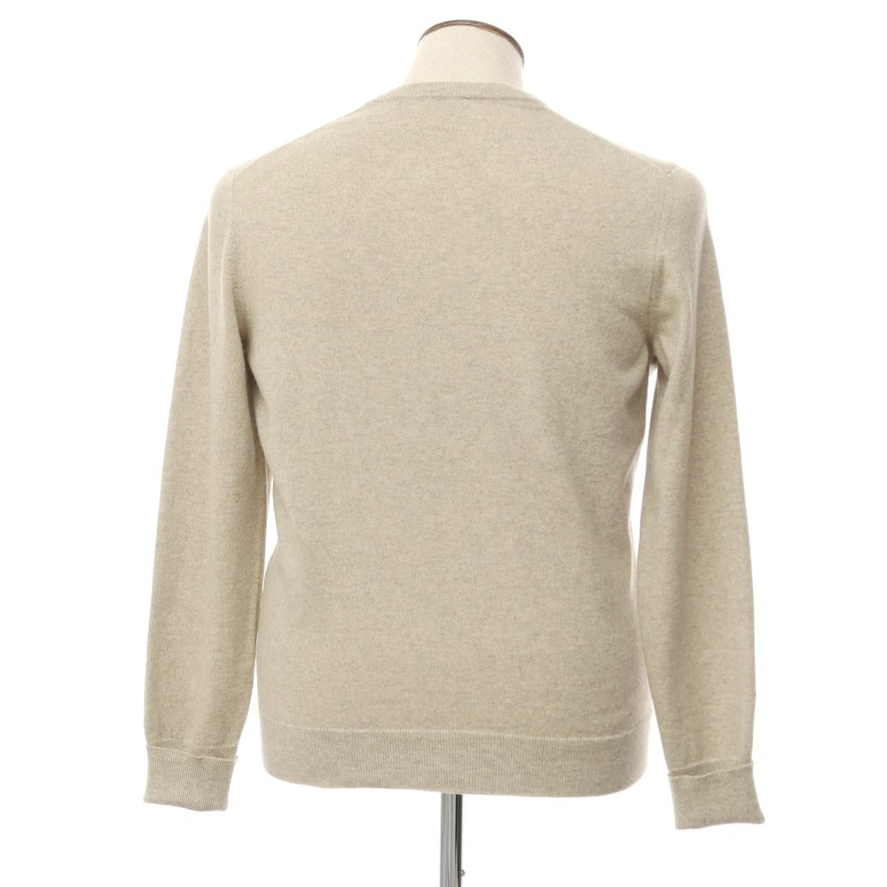 [Used] Drumohr Cashmere V-neck knit in beige [Size 50] [BEI] [A/W] [Condition Rank C] [Men&