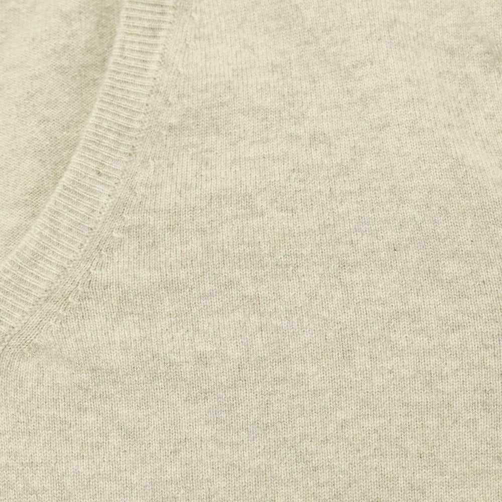 [Used] Drumohr Cashmere V-neck knit in beige [Size 50] [BEI] [A/W] [Condition Rank C] [Men&