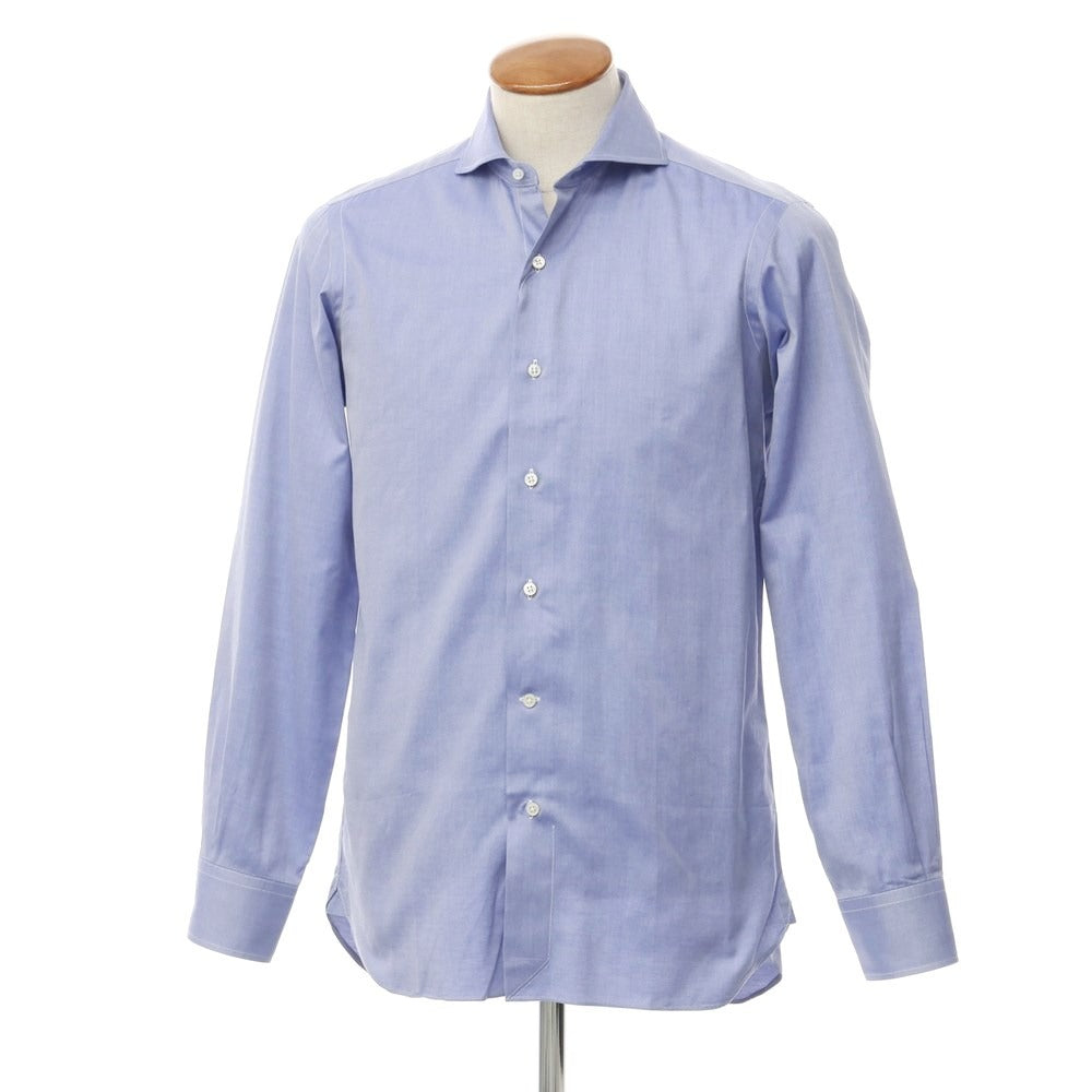 [Used] Makers Shirt Kamakura Cotton Horizontal Collar Dress Shirt Blue [Size 39] [BLU] [S/S/A/W] [Condition Rank B] ​​[Men&