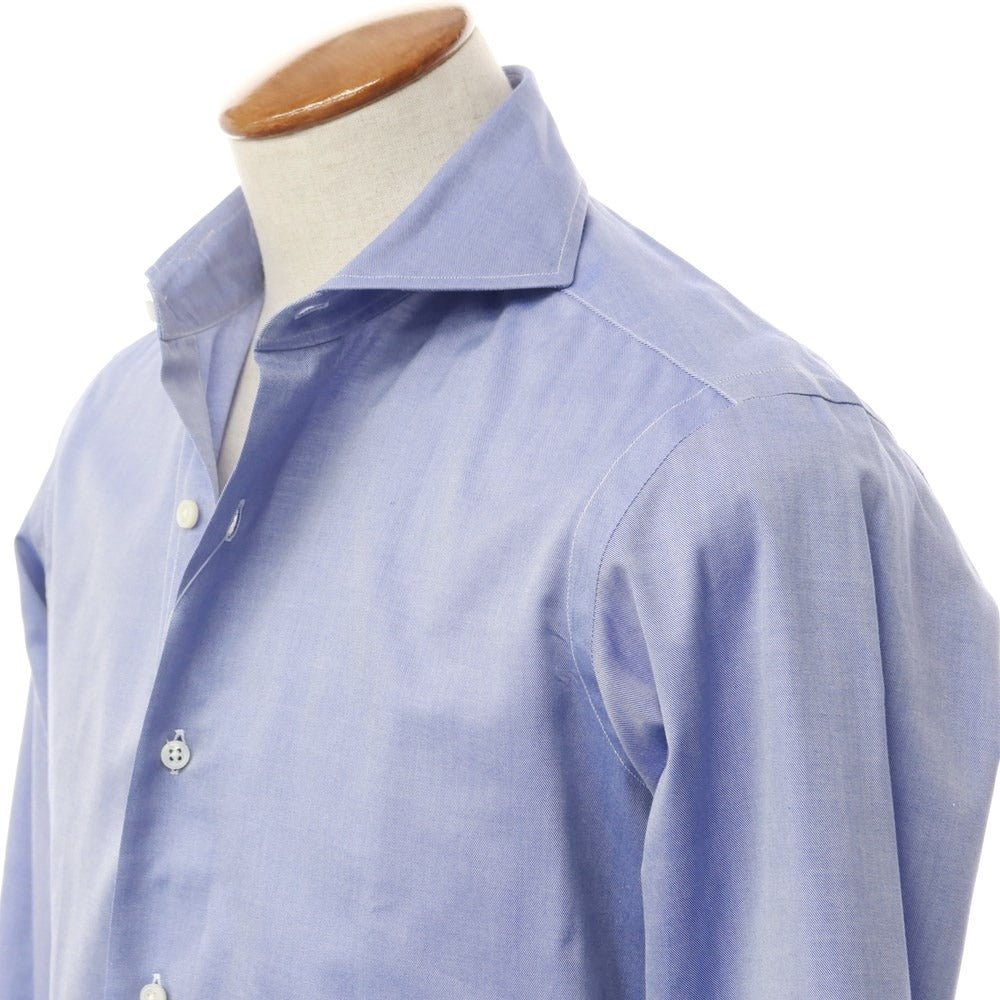 [Used] Makers Shirt Kamakura Cotton Horizontal Collar Dress Shirt Blue [Size 39] [BLU] [S/S/A/W] [Condition Rank B] ​​[Men&