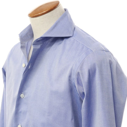 [Used] Makers Shirt Kamakura Cotton Horizontal Collar Dress Shirt Blue [Size 39] [BLU] [S/S/A/W] [Condition Rank B] ​​[Men&