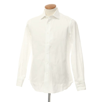 [Used] Makers Shirt Kamakura Cotton Semi-wide Collar Dress Shirt White [Size 39] [WHT] [S/S/A/W] [Condition Rank C] [Men&