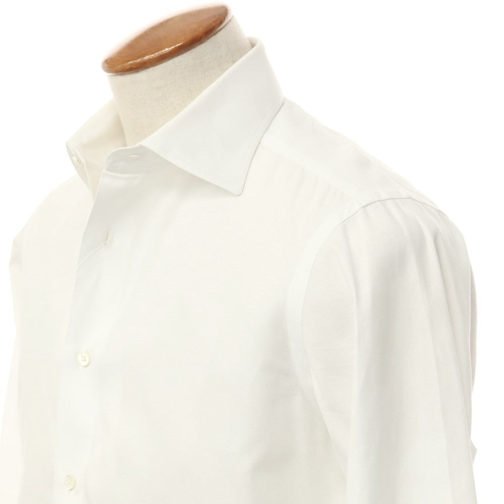 [Used] Makers Shirt Kamakura Cotton Semi-wide Collar Dress Shirt White [Size 39] [WHT] [S/S/A/W] [Condition Rank C] [Men&