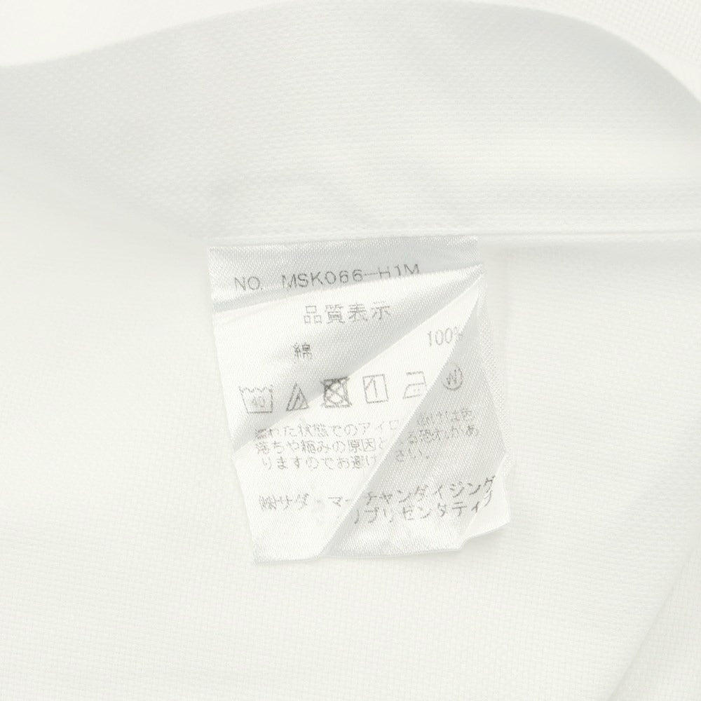[Used] Makers Shirt Kamakura Cotton Semi-wide Collar Dress Shirt White [Size 39] [WHT] [S/S/A/W] [Condition Rank C] [Men&