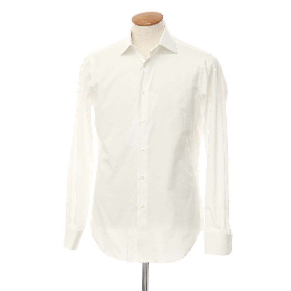 [Used] Makers Shirt Kamakura Cotton Polyester Regular Collar Dress Shirt White [Size 39] [WHT] [S/S/A/W] [Condition Rank C] [Men&