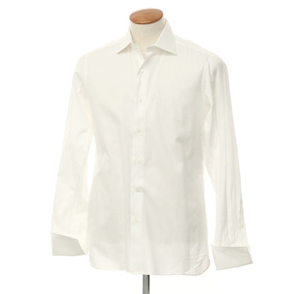 [Used] Makers Shirt Kamakura Cotton Semi-wide Collar Dress Shirt White [Size 39] [WHT] [S/S/A/W] [Condition Rank C] [Men&