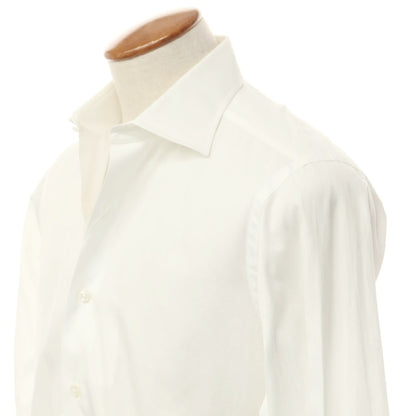 [Used] Makers Shirt Kamakura Cotton Semi-wide Collar Dress Shirt White [Size 39] [WHT] [S/S/A/W] [Condition Rank C] [Men&