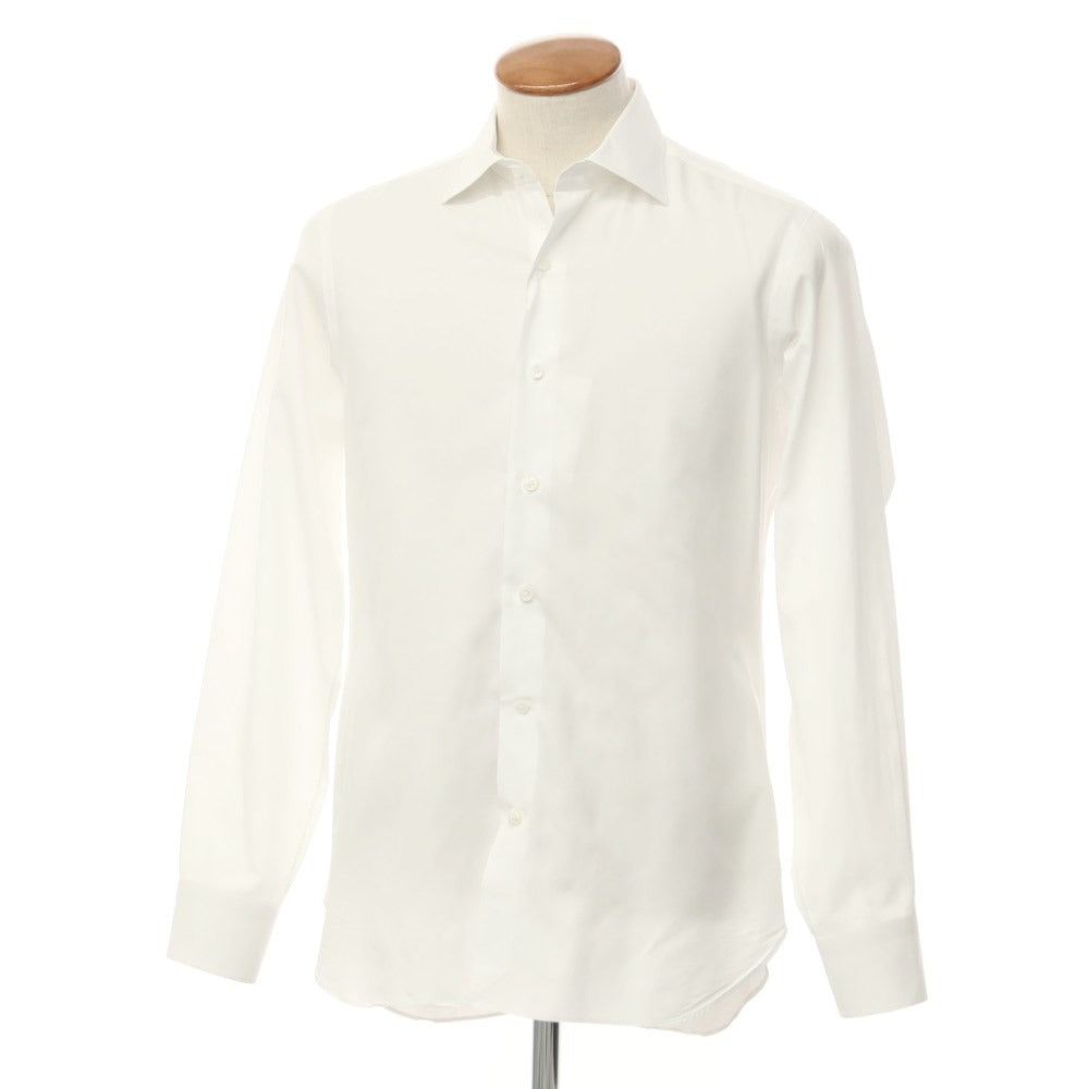 [Used] Makers Shirt Kamakura Cotton Semi-wide Collar Dress Shirt White [Size 39] [WHT] [S/S/A/W] [Condition Rank C] [Men&
