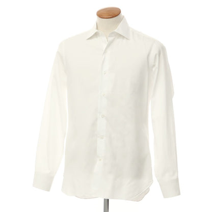 [Used] Makers Shirt Kamakura Cotton Semi-wide Collar Dress Shirt White [Size 39] [WHT] [S/S/A/W] [Condition Rank C] [Men&