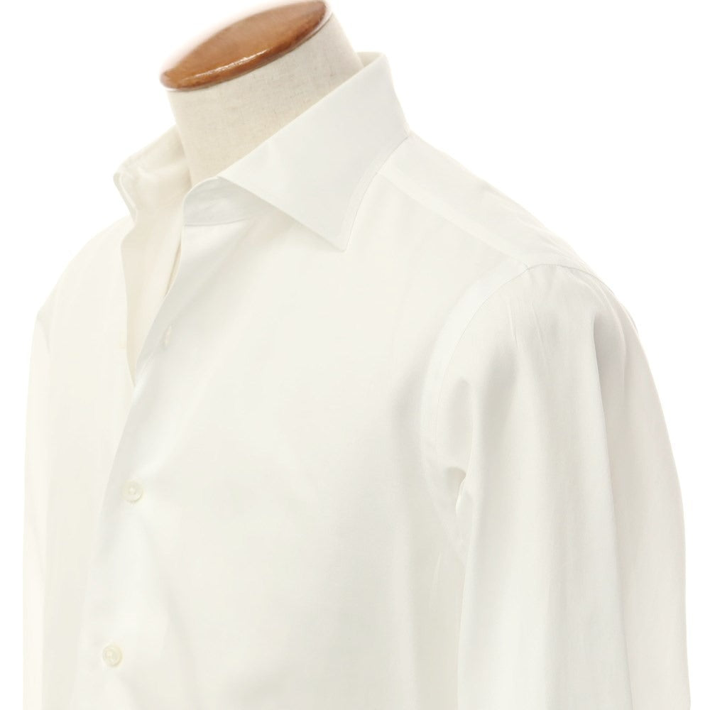 [Used] Makers Shirt Kamakura Cotton Semi-wide Collar Dress Shirt White [Size 39] [WHT] [S/S/A/W] [Condition Rank C] [Men&
