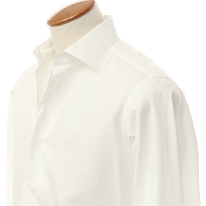 [Used] Makers Shirt Kamakura Cotton Semi-wide Collar Dress Shirt White [Size 39] [WHT] [S/S/A/W] [Condition Rank C] [Men&
