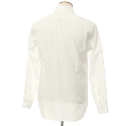 [Used] Makers Shirt Kamakura Cotton Semi-wide Collar Dress Shirt White [Size 39] [WHT] [S/S/A/W] [Condition Rank C] [Men&