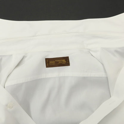 [Used] Makers Shirt Kamakura Cotton Semi-wide Collar Dress Shirt White [Size 39] [WHT] [S/S/A/W] [Condition Rank C] [Men&