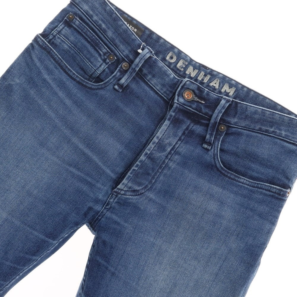 [Used] DENHAM RAZOR Stretch Denim Pants Jeans Navy Blue [Size 30] [NVY] [S/S/A/W] [Condition Rank C] [Men&