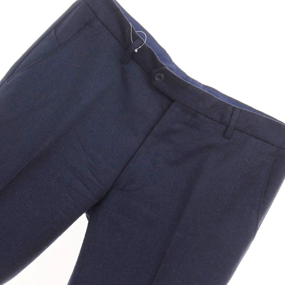 [Used] BERWICH Wool Dress Slacks Pants Navy [Size 48] [NVY] [A/W] [Condition Rank B] ​​[Men&