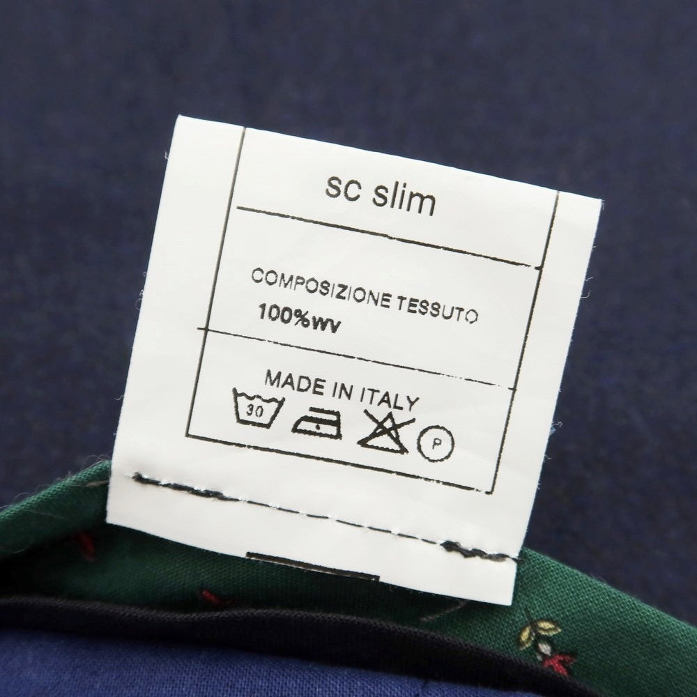 [Used] BERWICH Wool Dress Slacks Pants Navy [Size 48] [NVY] [A/W] [Condition Rank B] ​​[Men&