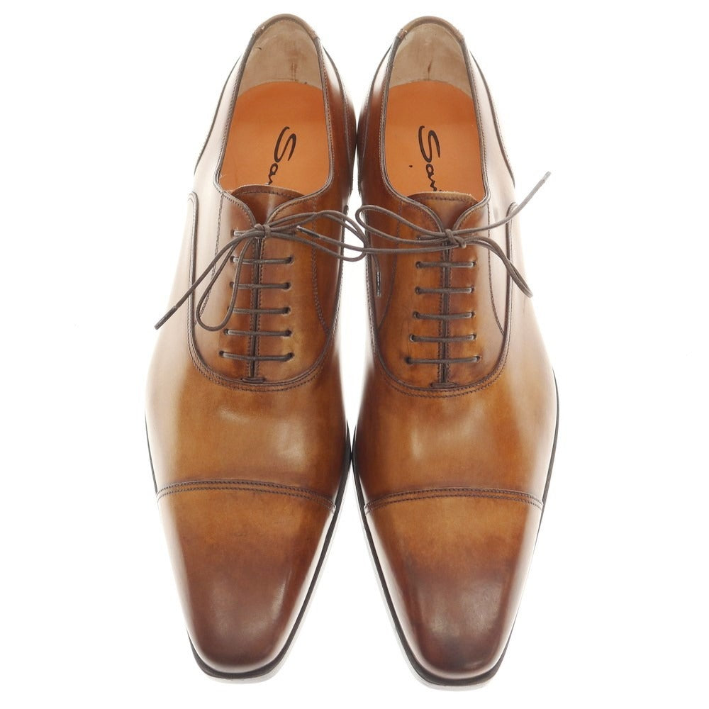 [Used] [Unused] Santoni Straight Tip Dress Shoes Brown [Size 8 1/2] [BRW] [S/S/A/W] [Condition Rank S] [Men&