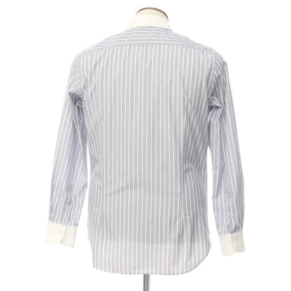 [Used] Antonio Laverda ANTONIO LAVERDA Cotton Striped Semi-Wide Collar Dress Shirt Navy x White [Size 41] [NVY] [S/S/A/W] [Condition Rank B] ​​[Men&