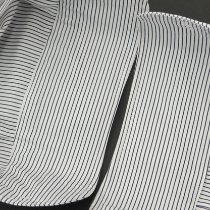 [Used] Makers Shirt Kamakura Cotton Striped Tab Collar Dress Shirt White x Navy [Size 40] [WHT] [S/S/A/W] [Condition Rank C] [Men&
