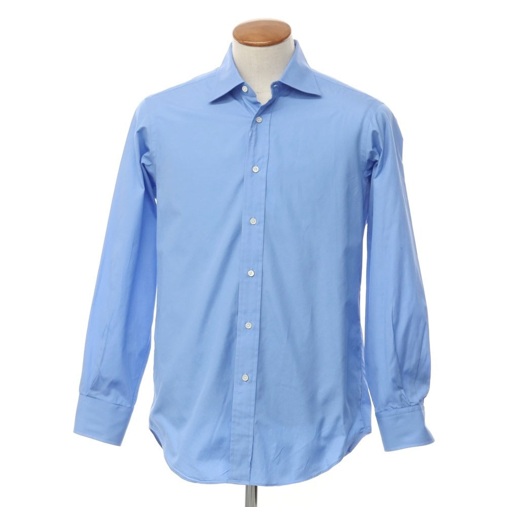 [Used] Makers Shirt Kamakura Cotton Semi-wide Collar Dress Shirt Blue [Size 40] [BLU] [S/S/A/W] [Condition Rank C] [Men&