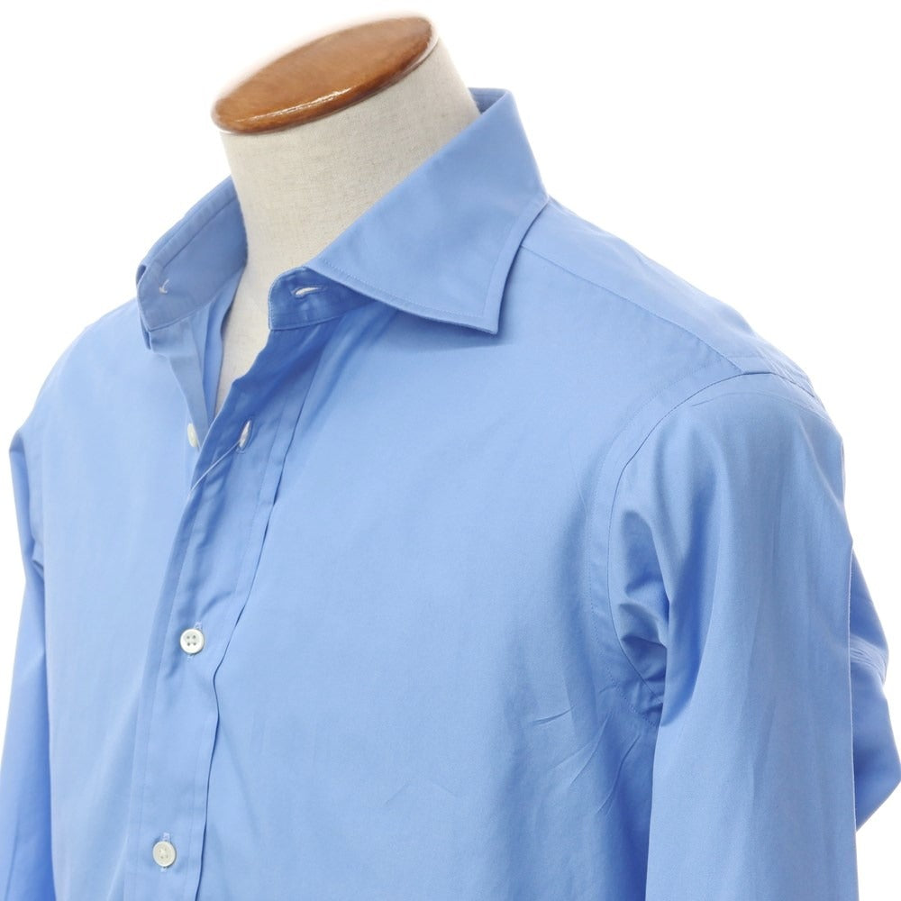 [Used] Makers Shirt Kamakura Cotton Semi-wide Collar Dress Shirt Blue [Size 40] [BLU] [S/S/A/W] [Condition Rank C] [Men&