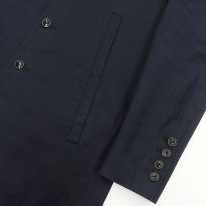 [Used] Satoru Tanaka SATORU TANAKA Twill Cotton Chesterfield Coat Navy [1] [Condition Rank C] [Men&