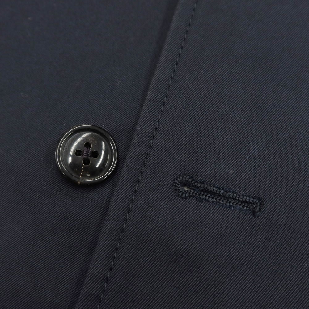 [Used] Satoru Tanaka SATORU TANAKA Twill Cotton Chesterfield Coat Navy [1] [Condition Rank C] [Men&