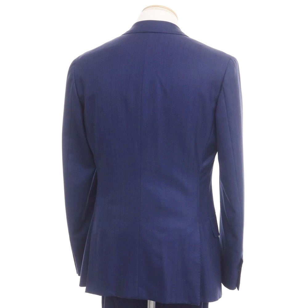 [Used] Investment Clothing INVESTMENT CLOTHING Wool cashmere striped 2 button suit Navy blue x maroon [No description (S rank) ][ Condition rank B ][ Men&