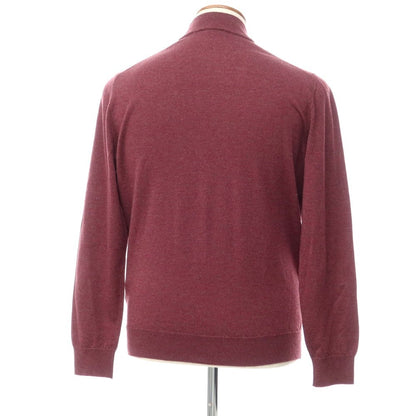 [Used] Andrea Fenzi ANDREA FENZI High gauge wool high neck knit wine red [Size 50] [RED] [A/W] [Condition rank C] [Men&