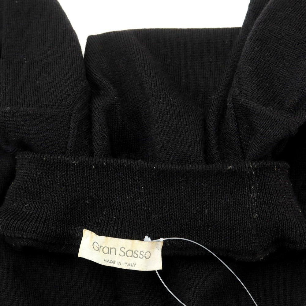[Used] GRAN SASSO High Gauge Wool High Neck Knit Black [Size 46] [BLK] [A/W] [Condition Rank C] [Men&