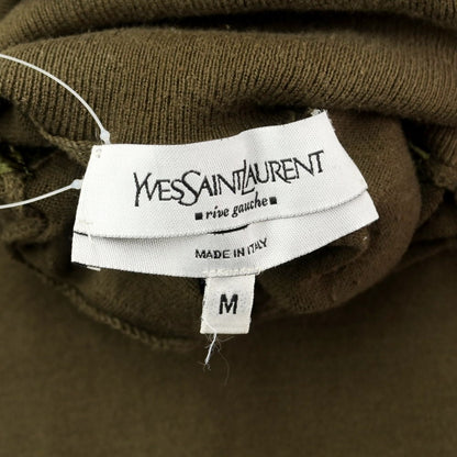 [Used] Yves Saint Laurent Rive Gauche High Gauge Cotton Turtleneck Knit Olive Green [Size M] [GRN] [S/S/A/W] [Condition Rank C] [Men&