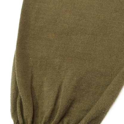 [Used] Yves Saint Laurent Rive Gauche High Gauge Cotton Turtleneck Knit Olive Green [Size M] [GRN] [S/S/A/W] [Condition Rank C] [Men&