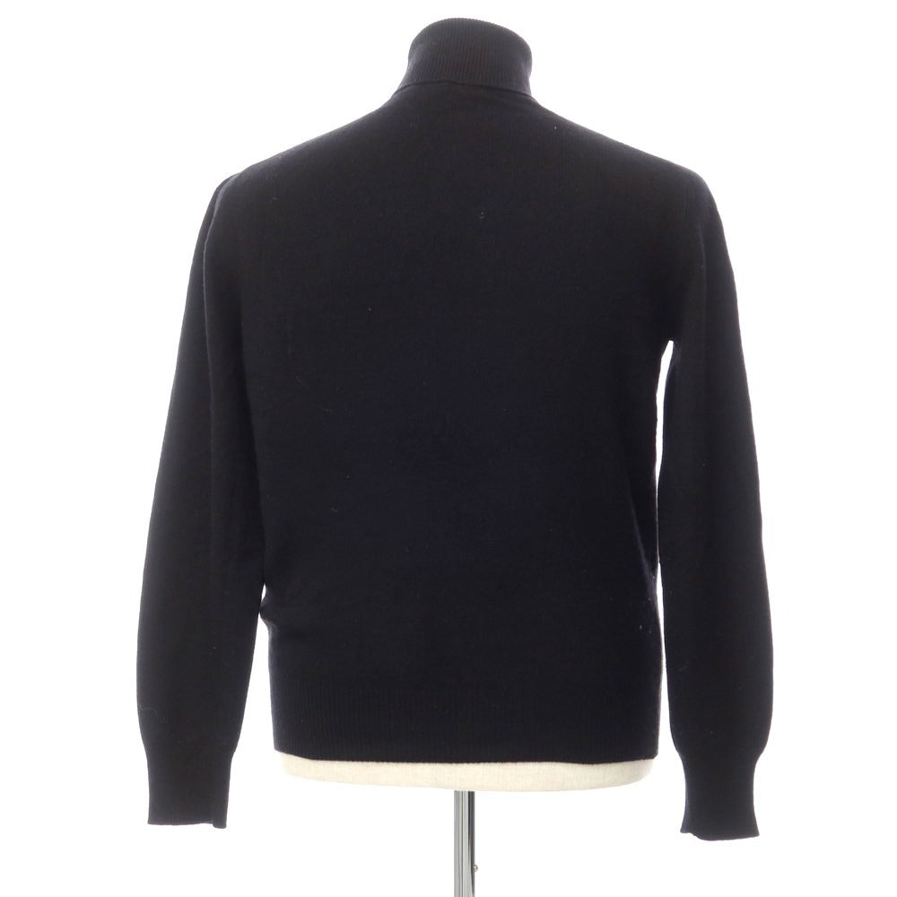 [Used] CRUCIANI Mid-gauge cashmere turtleneck knit, black x gray [Size 52] [BLK] [A/W] [Condition Rank C] [Men&