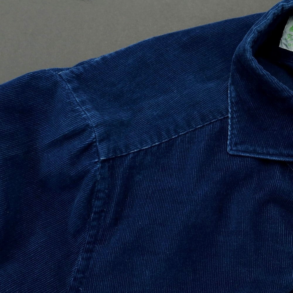 [Used] Finamore Corduroy Casual Shirt Navy [Size M] [NVY] [A/W] [Condition Rank C] [Men&