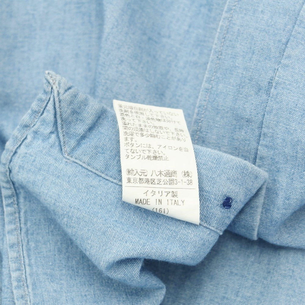 [Used] ORIAN DENIM DIVISION Horizontal collar casual shirt, light blue [Size XS] [BLU] [S/S/A/W] [Condition Rank C] [Men&