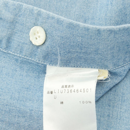 [Used] BARBA DANDY LIFE Chambray Casual Shirt Light Blue [Size 39] [BLU] [S/S/A/W] [Condition Rank C] [Men&