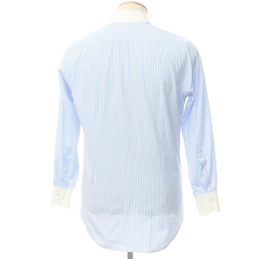 [Used] Italstyle ITAL STYLE Striped Cleric Shirt Light Blue x White [Size 37] [BLU] [S/S/A/W] [Condition Rank C] [Men&