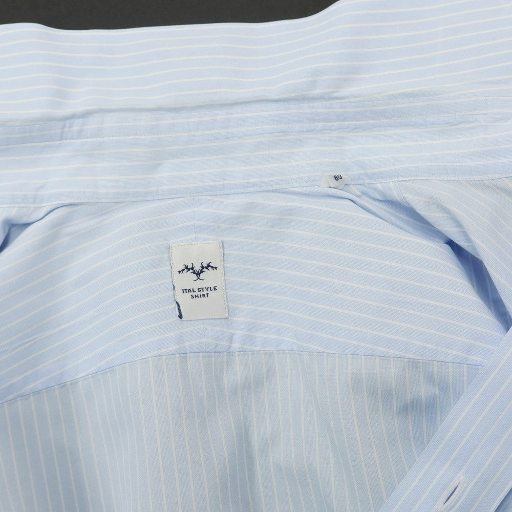 [Used] Italstyle ITAL STYLE Striped Dress Shirt Light Blue x White [Size 37] [BLU] [S/S/A/W] [Condition Rank C] [Men&