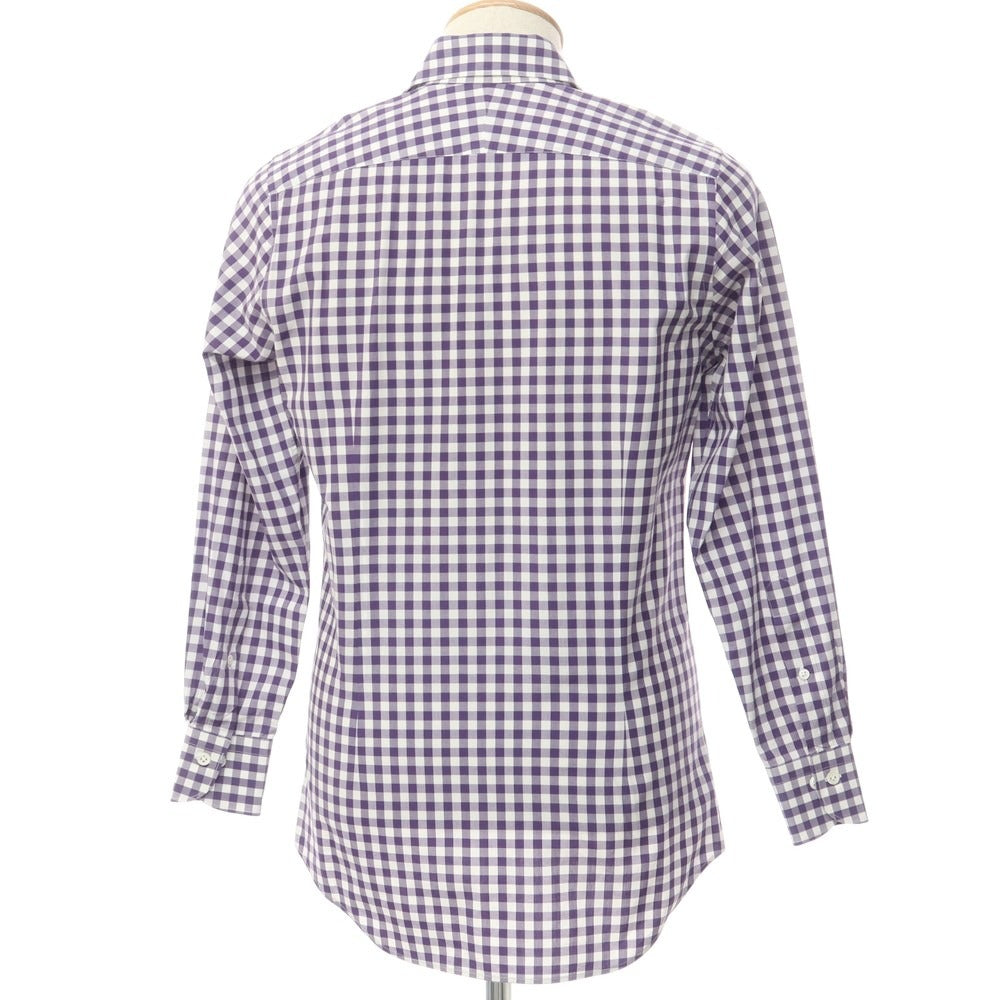 [Used] Italstyle Check Casual Shirt Purple x White [Size 37] [PUP] [S/S/A/W] [Condition Rank B] ​​[Men&