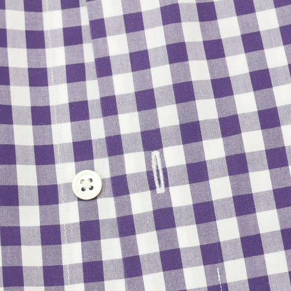 [Used] Italstyle Check Casual Shirt Purple x White [Size 37] [PUP] [S/S/A/W] [Condition Rank B] ​​[Men&