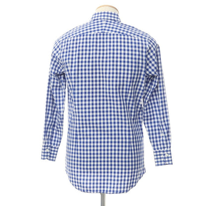 [Used] Italstyle ITAL STYLE Check Casual Shirt Blue x White [Size 37] [BLU] [S/S/A/W] [Condition Rank B] ​​[Men&