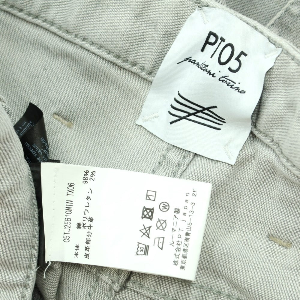 [Used] PT05 REGGAE Stretch Jeans Denim Pants Light Gray [Size 30] [GRY] [S/S/A/W] [Condition Rank B] ​​[Men&