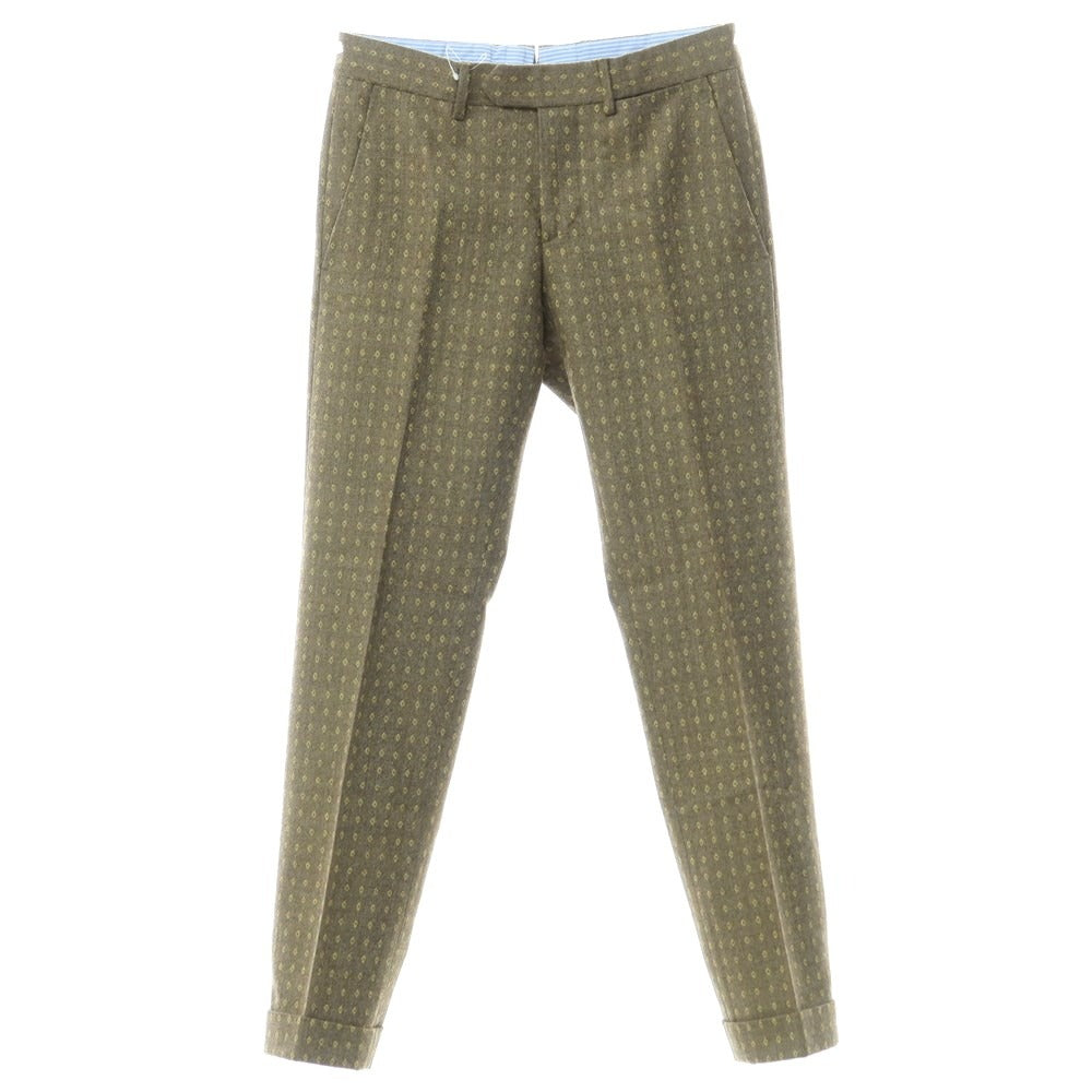 [Used] SANTANIELLO Wool Casual Slacks Pants Grayish Ocher [Size 44] [KAK] [A/W] [Condition Rank A] [Men&
