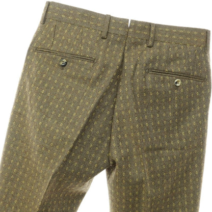 [Used] SANTANIELLO Wool Casual Slacks Pants Grayish Ocher [Size 44] [KAK] [A/W] [Condition Rank A] [Men&