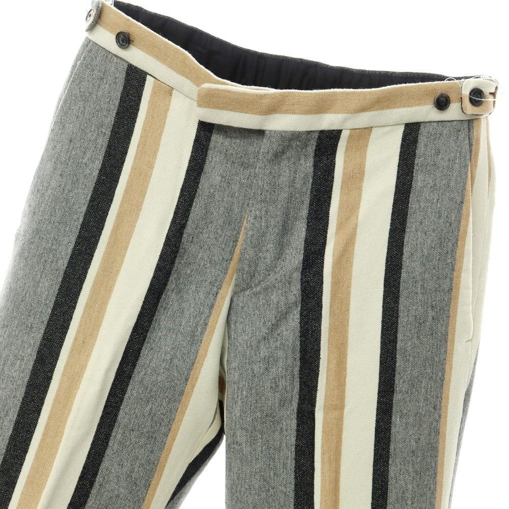 【中古】ユナイテッドアローズ UNITED ARROWS ウールナイロン カジュアルスラックス パンツ グレーxベージュ【サイズ44】【BEI】【A/W】【状態ランクC】【メンズ】【768790】