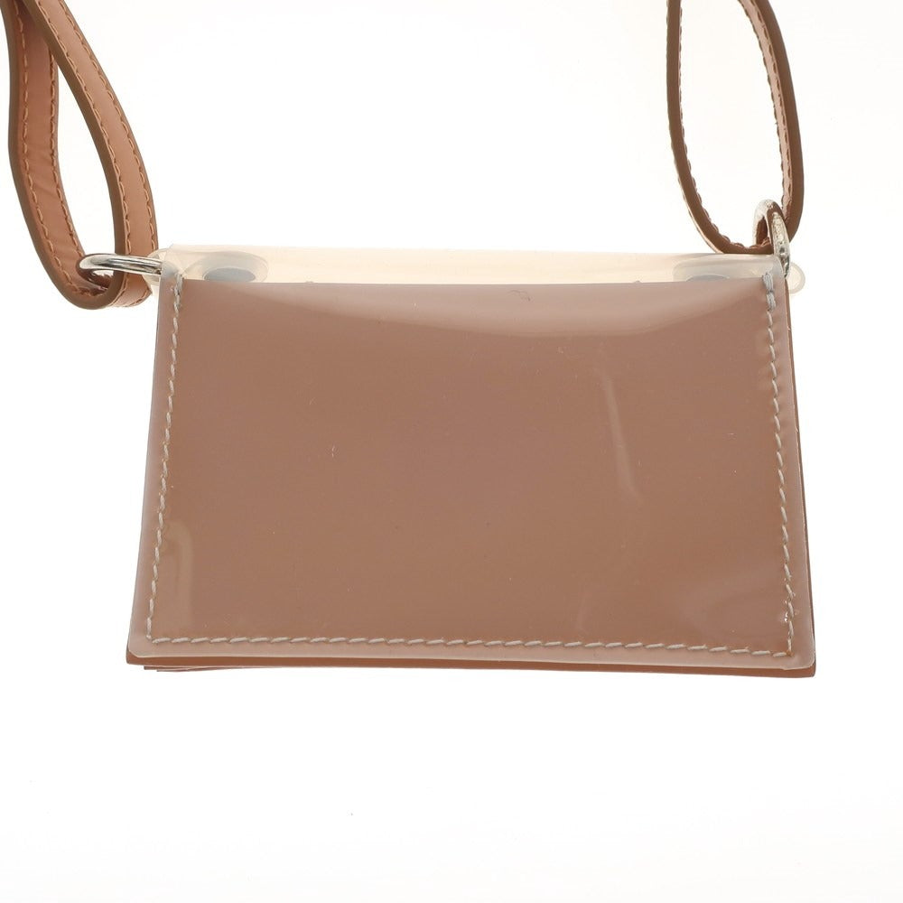 [Used] nana-nana leather card case with shoulder strap, brown [BRW] [S/S/A/W] [Condition Rank A] [Unisex] [768788]
 [EPD]