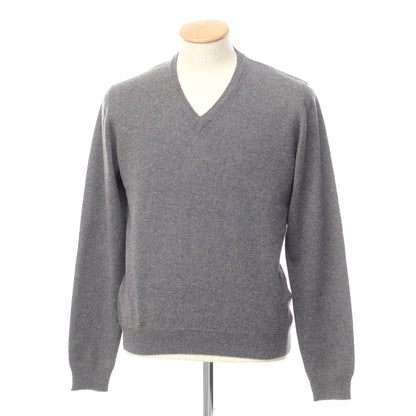 [Used] Hackett London High Gauge Wool Silk Cashmere V-neck Knit Grey [Size S] [GRY] [A/W] [Condition Rank A] [Men&